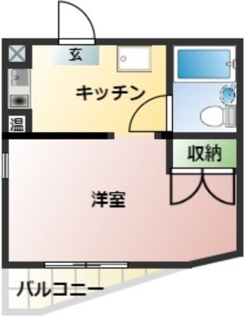 スカイコート都立家政の物件間取画像